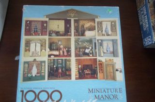 Vintage Springbok Jigsaw Puzzle 1000 Pieces Miniature Manor Dollhouse 