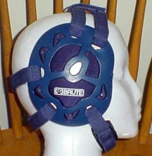 BRUTE Wrestling Headgear    Navy Blue Youth & Young Adult Adjustable 
