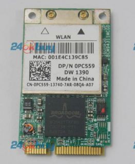 Broadcom BCM94311MCG Dell DW 1390 Mini PCIe WLAN Card