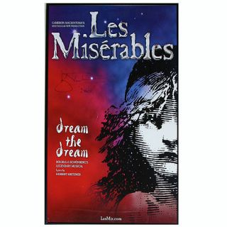 Broadway Hugh Jackman Signed Framed Les Mis Tour Poster