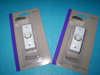 Brand New Sealed (Two) Broan Nutone Lighted PushButton RC813 Door 