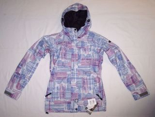 New Ride Broadview Snowboard Jacket Circle Line Womens Size Small 