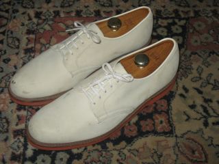   Cole Haan Classic White Oxfords Bucks Saddle Shoes Size 11 5 D