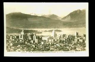 canada vancouver b c rppc city view brocton point picture