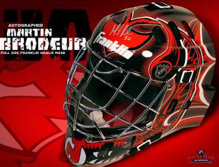 Martin Brodeur Signed New Jersey Devils Full Size Mask