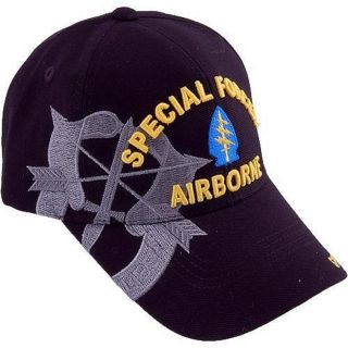 US ARMY Special Forces Airborne Ball Cap USA Hat Veteran Green Beret 