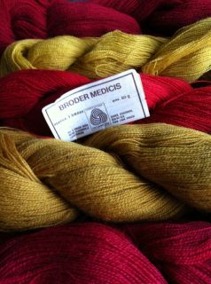 Lot C 5 French Broder Medicis Wool Yarn Hanks for Tapestry 