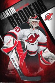 Martin Brodeur NHL Superstar New Jersey Devils Poster