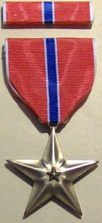 Bronze Star Military Medal w RIBBON