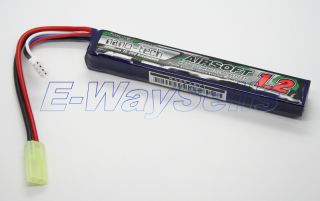   NEW** Turnigy 3S 11.1v 1200mah Airsoft Li Po Stick Battery Buffer Tube