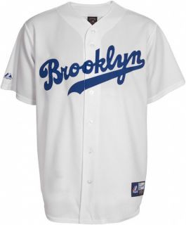 Brooklyn Dodgers 1941 Cooperstown Home Jersey MAJESTIC Mens SZ (S 2XL 