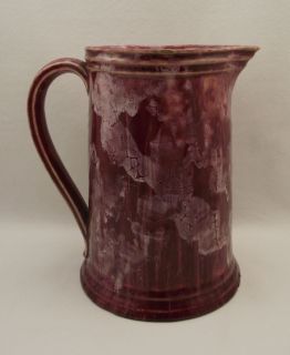 Antique Maw Co Broseley Pottery Tankard Pottery Pitcher England