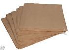 100 Brown Kraft Paper Bags 7 x 7 Strung Food Quality