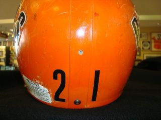   NFL Cincinnati Bengals Old Style Jim Browner Game Used Helmet