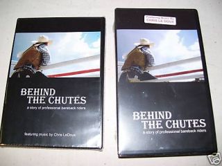 Behind the Chutes bareback DVD Chris LeDoux rodeo NFR Marvin Garrett 