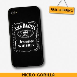 Jack Daniels Daniels Black iPhone 4 4S Case Cover Hard Screen 