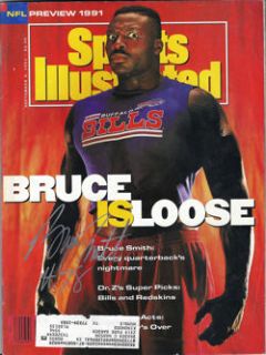 BRUCE SMITH AUTOGRAPHED/SIGNED BUFFALO BILLS SPORTS ILLUSTRATED