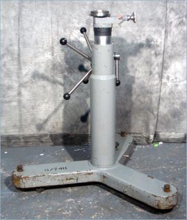 Brunson 231 Optical Tooling Stand Lateral Slide Precision Lift from 28 