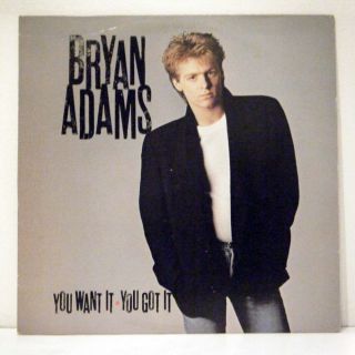 BRYAN ADAMS LP You want it you got it 1981 A M