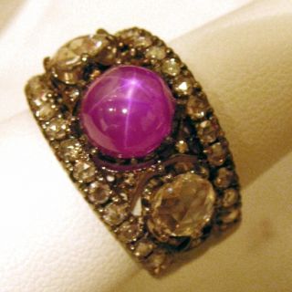 now free top color unheated untreated burma star ruby ring