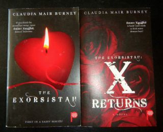 Lot of 2 Claudia Mair Burney Books Emme Vaughn Exorsistah Series 1 2 