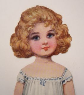 Original Old 1911 Frances Brundage Paper Doll 14 inch Dolly Dear 