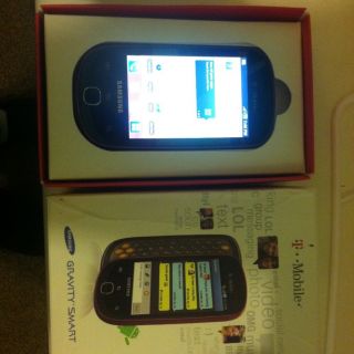 Samsung Gravity SMART   Berry Red T Mobile Smartphone Box and Manuals 