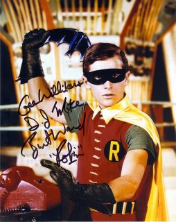Batman Robin Signed Burt Ward Robin Mask Hand Signed RARE No Longer 