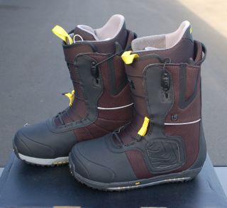 2013 Burton ion Snowboard Boots 9 Black Gray Est Mens $430 Est Speed 