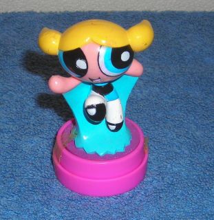 Cartoon Network Powerpuff Girls Bubbles 3 Toy Figure Stamp