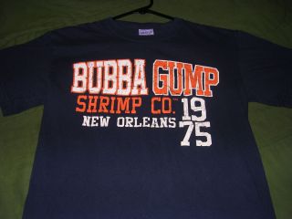 Bubba Gump Shrimp Company retro vintage style S t shirt small mens 