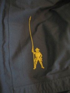 Burton Ronin Gray Black Gold Snow Board Ski Jacket Coat Mens Small 