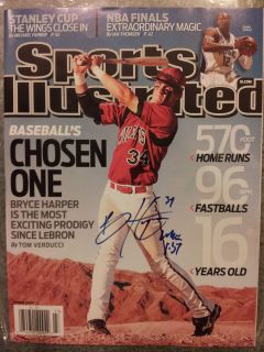 Bryce Harper Autographed Original Sports Illustrated SI w Inscription