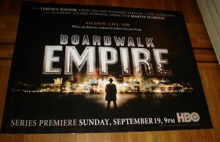 HBO BOARDWALK EMPIRE season 1 GIANT POSTER 5ft Steve Buscemi