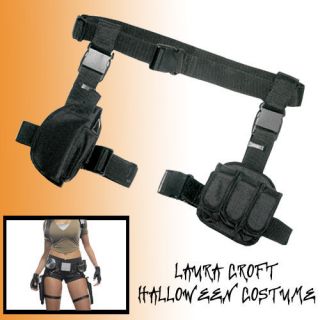 Pistol Belt Holster Sexy Lara Croft Halloween Costume