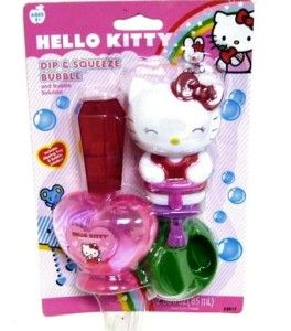 Bubble Blowing Hello Kitty Bubble Maker DIP Squeeze Bubble New