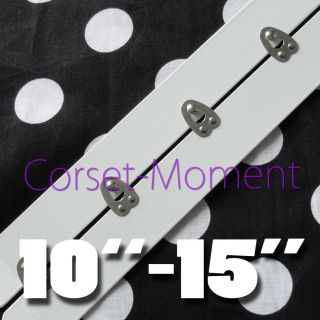   Standard White Coated Corset Steel Busk Corset Sewing Supplies