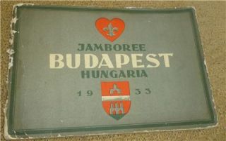 World Jamboree Hungaria Hungary Boy Scout Album 1933 GÖDÖLLÖ Marton 