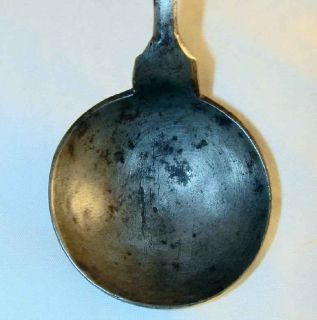 Beautiful Antique Wrought Iron Butcher Taster Tasting Ladle with Rat 