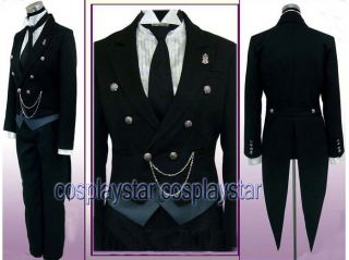 black butler sebastian cosplay costume outfit