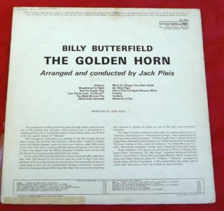Billy Butterfield Golden Horn CL 1673 Mono Jazz VG