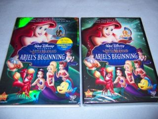 New Walt Disneys The Little Mermaid Ariels Beginning DVD