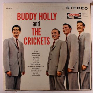 BUDDY HOLLY Buddy Holly The Crickets rare rockabilly vinyl LP