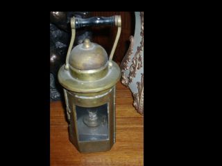 RARE Solid Brass SHIPs Binnacle Lantern Lamp C 1800S