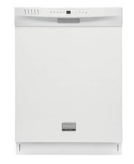   Frigidaire Gallery White 24 24 Inch Built In Dishwasher FGHD2455LW