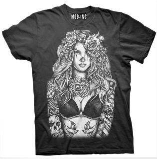 MOB INC. California Medusa Mafia Urban BLACK Shirt Size XL