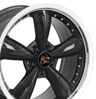 20 8 5 10 Black Bullitt Wheels Bullet Rims Fit Mustang® GT 94 04 