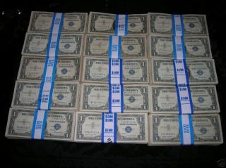  1935 1957 US $1 Silver Certificates Notes Free SHIP