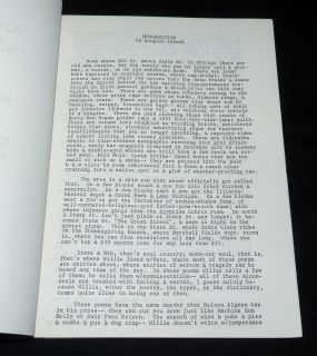 Charles Bukowski Intro Letter to The Cockroach Hotel by The Willie 