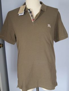 Burberry Brit Peat Polo Shirt Size Small